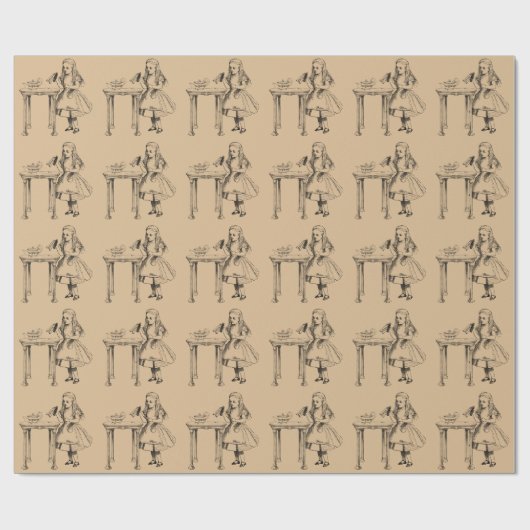 Trinken Sie mir Alice im Wunderland Geschenkpapier (Flach)