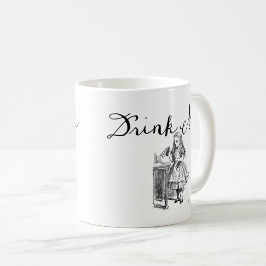 Trinken Sie mir Alice im Wunderland Tasse (VorderseiteRechts)