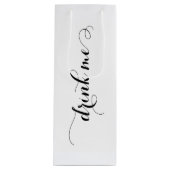 Trinken Sie mir Weinbeutel Geschenktüte Für Weinflaschen (Vorderseite)