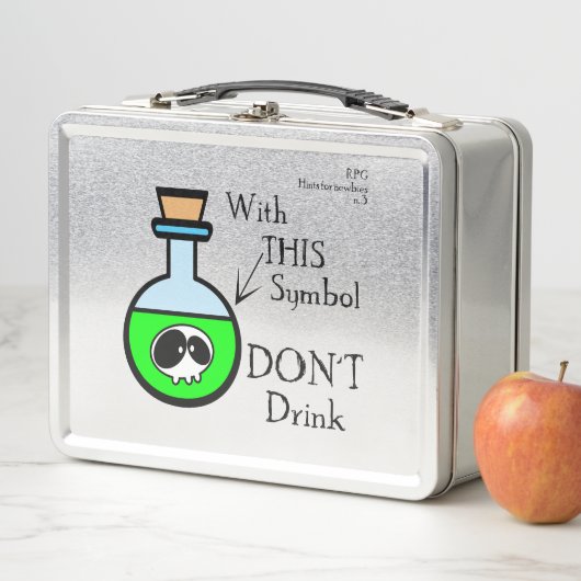 Trinken Sie nicht Metall Brotdose (Beispiel)