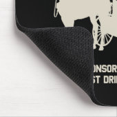 trinken Sie nicht oder fahren Sie Mousepad (Ecke)