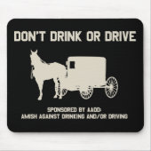 trinken Sie nicht oder fahren Sie Mousepad (Vorne)