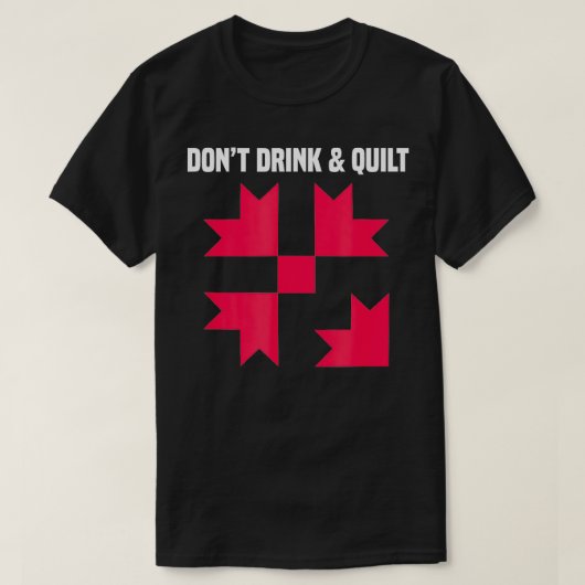 Trinken Sie nicht, und die duftige, sonnige Nähkab T-Shirt (Design vorne)
