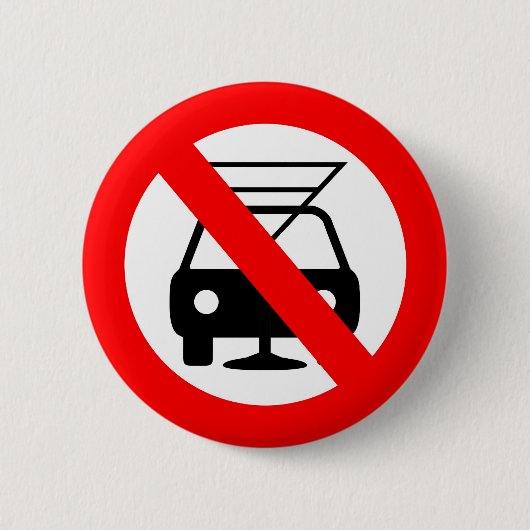 Trinken Sie nicht und fahren Sie Button (Vorderseite)