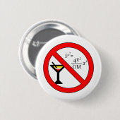 Trinken Sie nicht und leiten Sie Knopf ab Button (Vorne & Hinten)