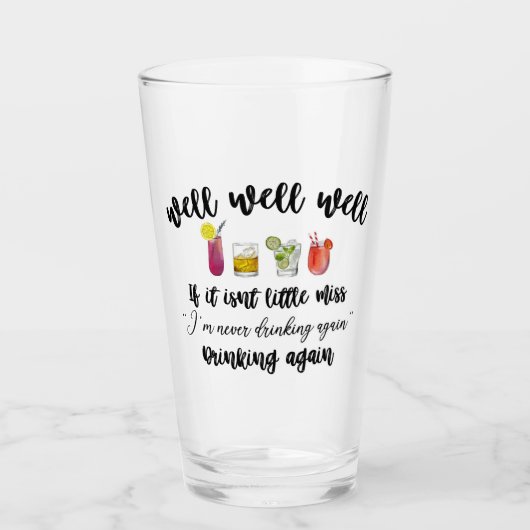 Trinken Sie nie wieder Glas (Vorderseite)