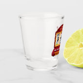 Trinken Sie Rauch und Gamble Shot Glass Schnapsglas (Links)