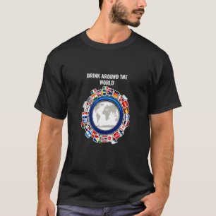 Trinken Sie rund um den Weltrang erwachsener Ferie T-Shirt