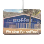 Trinken Sie später KAFFEE Autolufterfrischer (Rückseite)