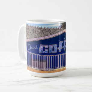Trinken Sie später KAFFEE Kaffeetasse