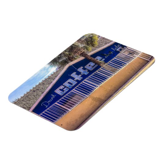 Trinken Sie später KAFFEE Magnet (Linke Seite)