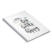 Trinken Sie Tee lesen Bücher glücklich sein (Rechte Seite)