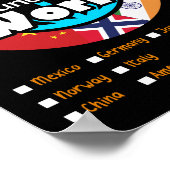 Trinken Sie überall auf der Welt Poster (Ecke)