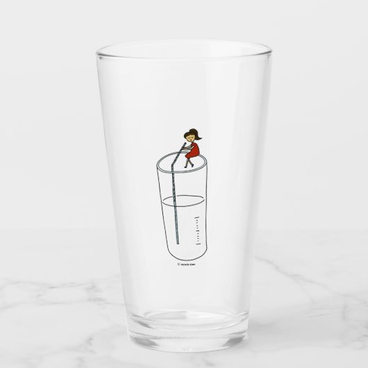 Trinken Sie viel Wasser Glas Cup (Vorderseite)