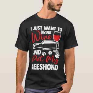 Trinken Sie Wein und füttern Sie meinen deutschen T-Shirt