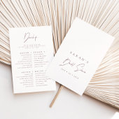 Trinken Sie, wenn | Blush Pink Burgund Brautparty