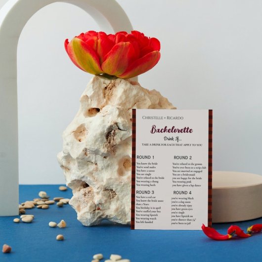 Trinken Sie, wenn Flannel & frizz Winter Bachelore Ankündigung