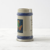 Trinken Sie wie ein Fisch (oder Hipster) auf einem Bierglas (Mittel)