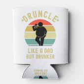 Trinken Sie wie ein Vater, aber Betrunkener Dosenkühler (Rückseite)
