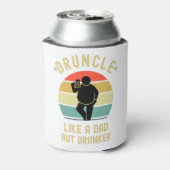 Trinken Sie wie ein Vater, aber Betrunkener Dosenkühler (Kanne Rückseite)