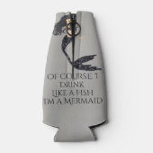 Trinken Sie wie eine Fisch Meerjungfrau Flasche Co Flaschenkühler (Rückseite)