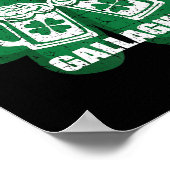 Trinken Sie wie eine Gallagher Saint Patrick's Day Poster (Ecke)
