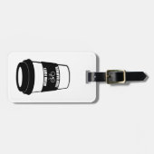 Trinken Sie zuerst dann Hammer Gepäckanhänger (Vorderseite horizontal)