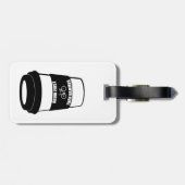 Trinken Sie zuerst dann Hammer Gepäckanhänger (Rückseite horizontal)