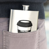 Trinken Sie zuerst dann Paddel Flachmann (Beispiel)