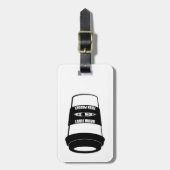 Trinken Sie zuerst dann Paddel Gepäckanhänger (Vorderseite vertikal)