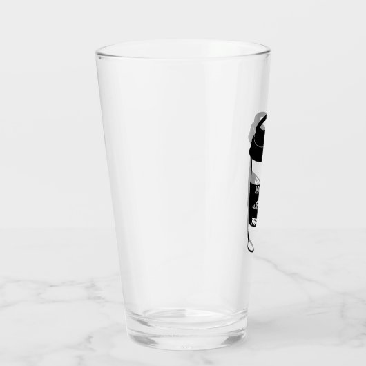 Trinken Sie zuerst dann Paddel Glas (Rechts)