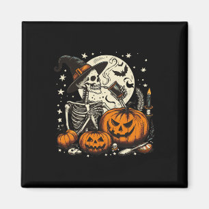 Trinken Skeleton Kürbiskürbis Halloween Kostüme Fr Magnet