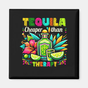 Trinken statt Therapie am Cinco de Mayo mexikanisc Magnet