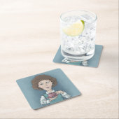 Trinken Tea Square Paper Untersetzer (Vor Ort)