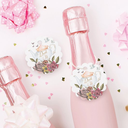 Trinken | Teekanne & Teacup-Alice im Wunderland Geschenkanhänger