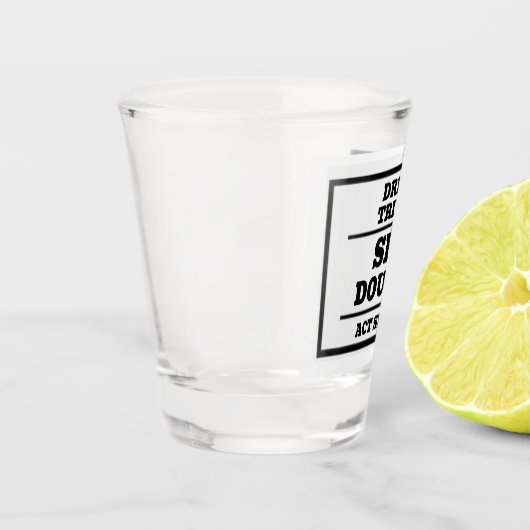 Trinken Triple Shot Glas (Links)