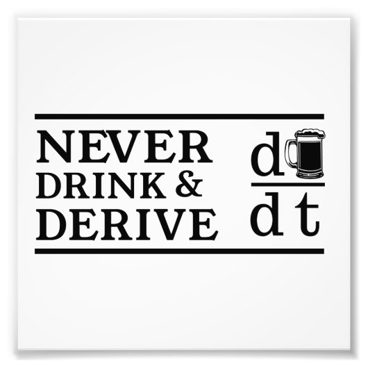 Trinken und ablenken fotodruck (Vorne)