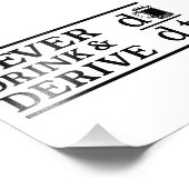 Trinken und ablenken fotodruck (Ecke)
