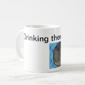 Trinken und Dinieren Kaffeetasse (Vorderseite Links)