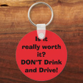 trinken und fahren schlüsselanhänger (Vorderseite)