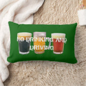 Trinken und fahren Sie nicht Lendenkissen (Decke)