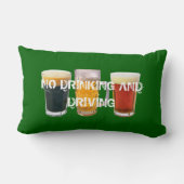 Trinken und fahren Sie nicht Lendenkissen (Rückseite)