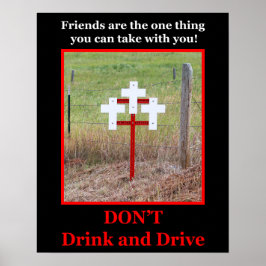 TRINKEN UND FAHREN SIE NICHT POSTER