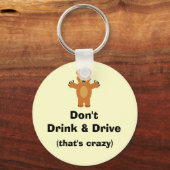 Trinken und fahren Sie nicht Schlüsselanhänger (Vorderseite)