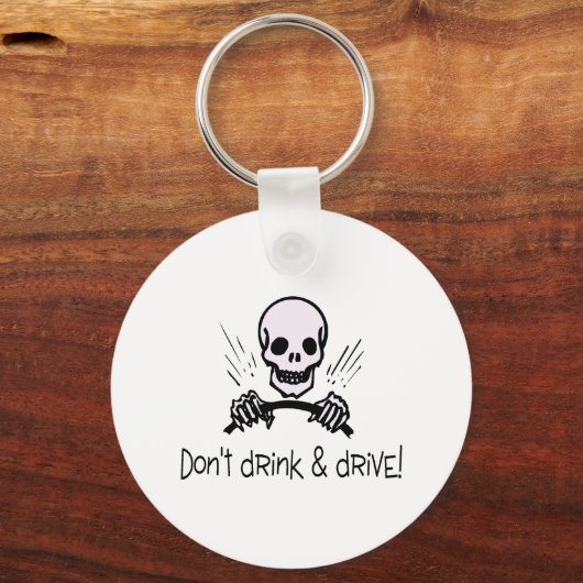 Trinken und fahren Sie nicht Schlüsselanhänger (Vorderseite)