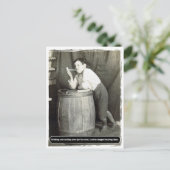 Trinken und Rauchen waren nur der Anfang Postkarte (Stehend Vorderseite)