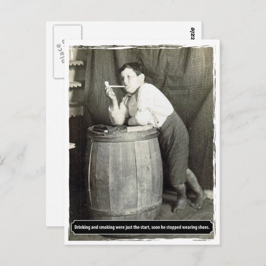 Trinken und Rauchen waren nur der Anfang Postkarte (Vorne/Hinten)