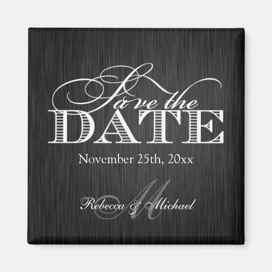 Trinken und Verheiratet sein - Save the Date Magnet (Vorne)