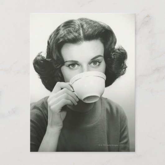 Trinken von Frauen Postkarte (Vorderseite)