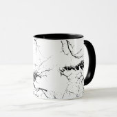 Trinken von Tasse mit Birkenwaldgipfeln (VorderseiteRechts)